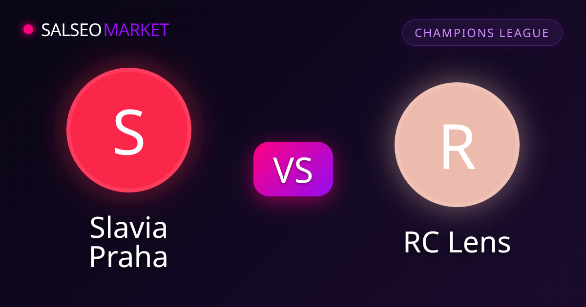Slavia Praha vs RC Lens • Champions League